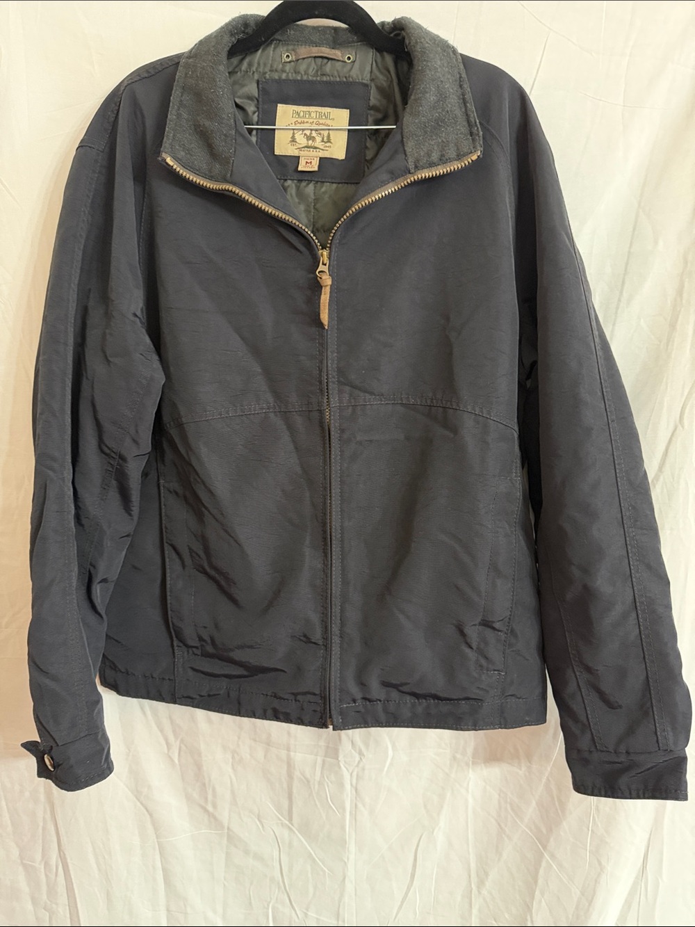 Pacific Trail Navy Zip-Front Lightweight Jacket